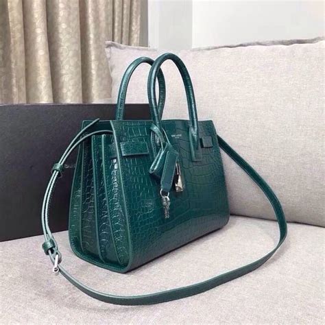 ysl sac du jour embossed green|Saint Laurent Handbags for Women .